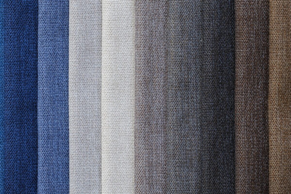 Folded cotton and muslin baby bedding fabrics